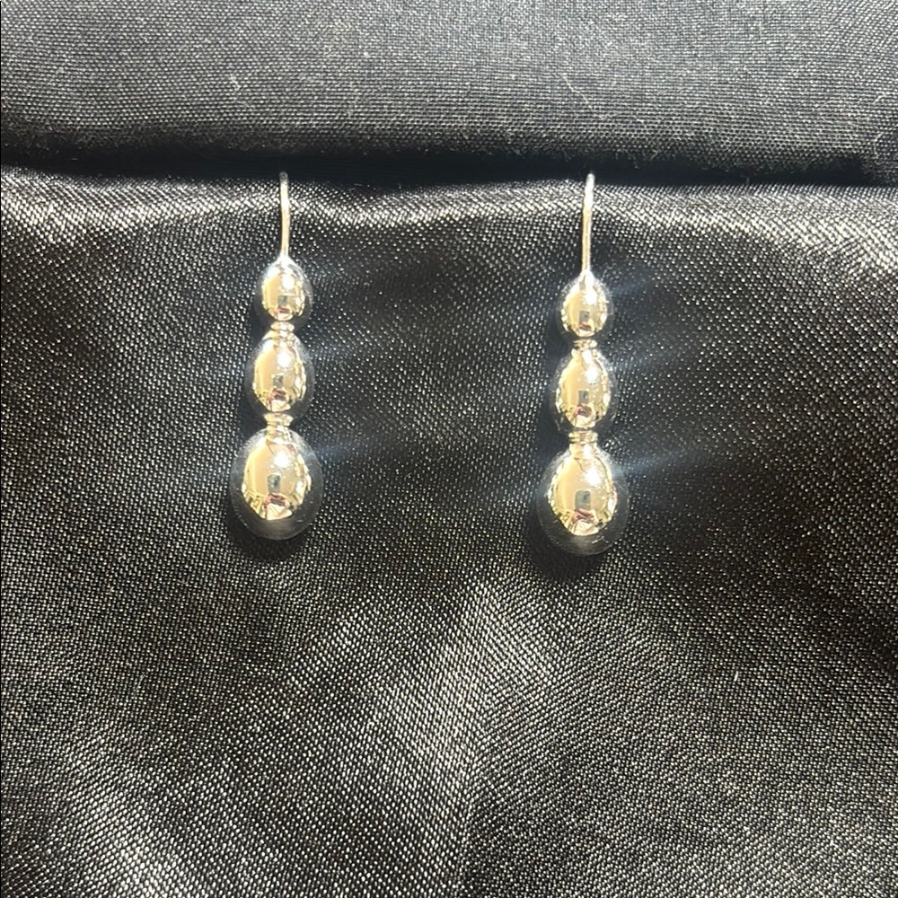 Elegant Silver Drop Earrings